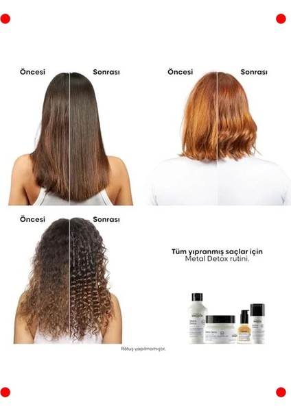 Işlem Görmüş Saçlar Için Metal Detox Şampuan 300 ml fiyatları