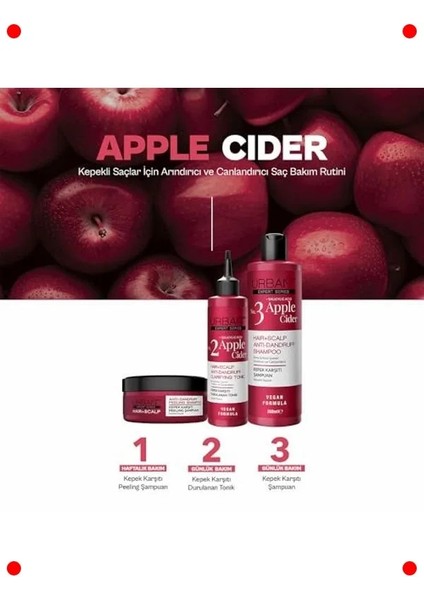 Elma Sirkesi & Salisilik Asit Kepek Peeling Şampuan 200 ml fırsatları