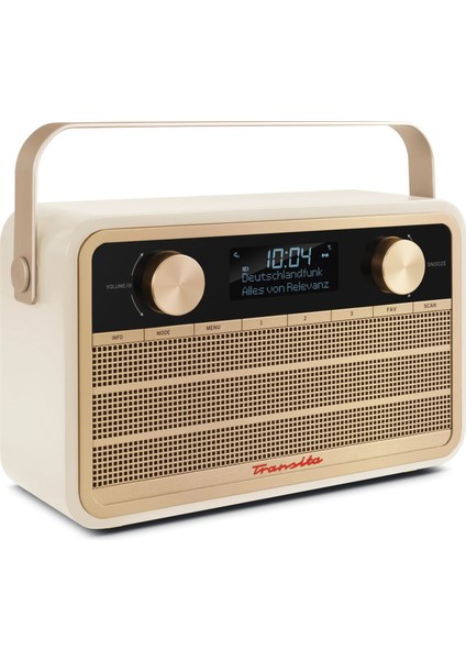 Transita 120 - Dijital Fm/ Dab+ Radyo | Taşınabilir, Bluetooth, Üstün Ses Kalitesi