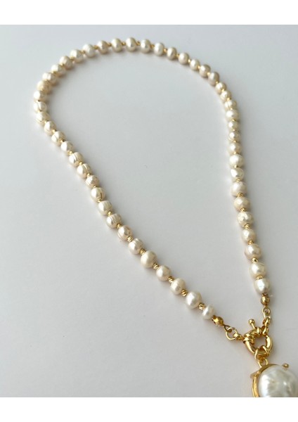 Aren Şık Tasarım Hakiki Inci Kolye ve Barok İnci Kolye Ucu fiyatları