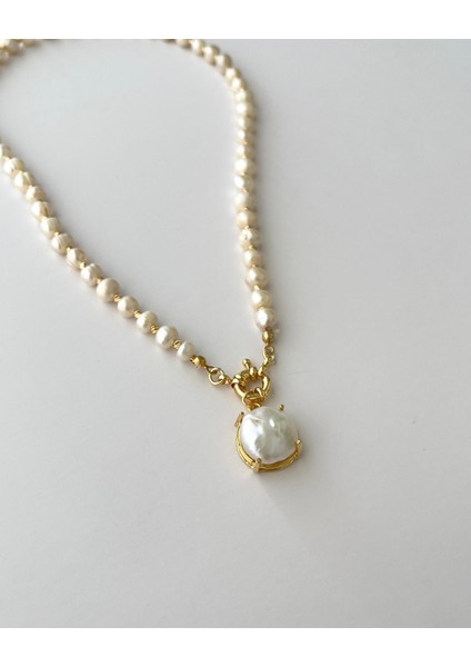 Aren Şık Tasarım Hakiki Inci Kolye ve Barok İnci Kolye Ucu modelleri