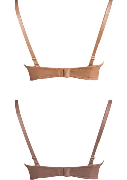 Balenli Toparlayıcı Dolgusuz Straplez Sütyen 2'li Paket modelleri