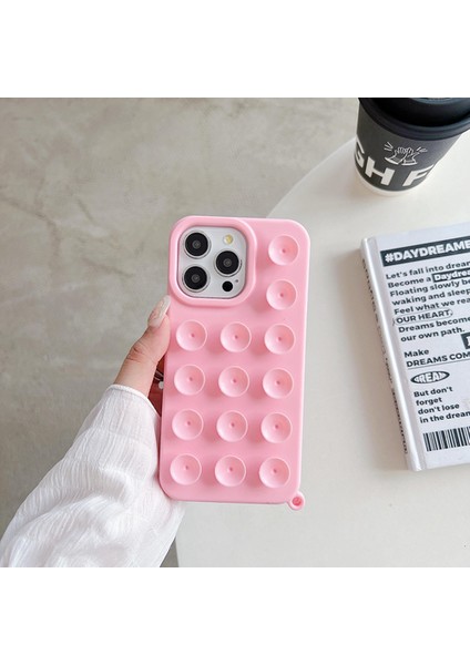 iPhone 16 Pro Vantuzlu Tech Silikon Kılıf