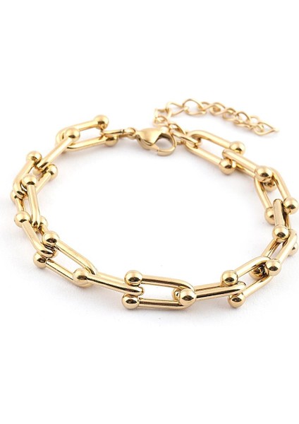 Çelik Bileklik Gold