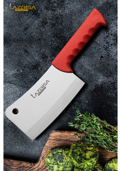 Silver Serisi Mutfak Bıçak Tavuk Kemik Et Satırı Mutfak Bıçak Satırı Hds-64