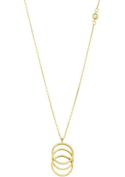 Altın Tasarım Kolye - 14K