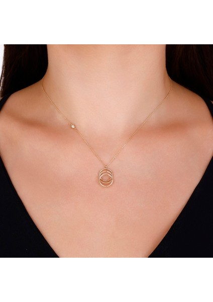 Altın Tasarım Kolye - 14K modelleri