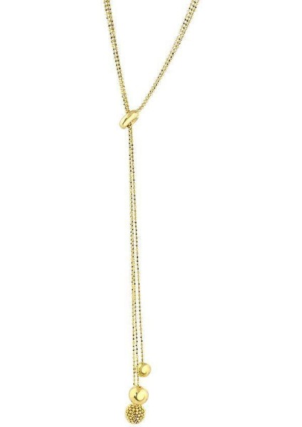 Altın Tasarım Kolye - 14K