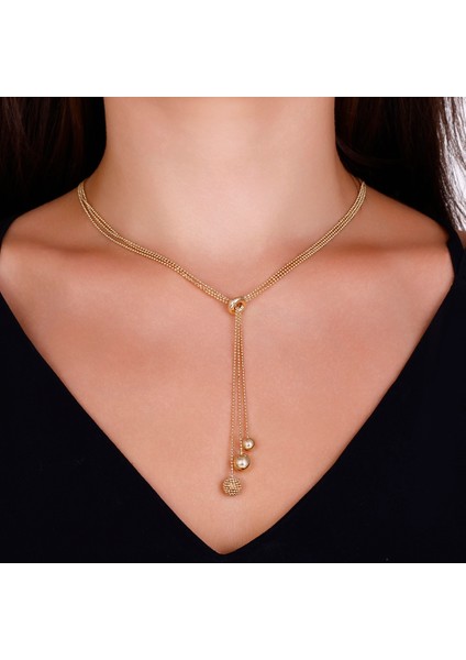 Altın Tasarım Kolye - 14K modelleri