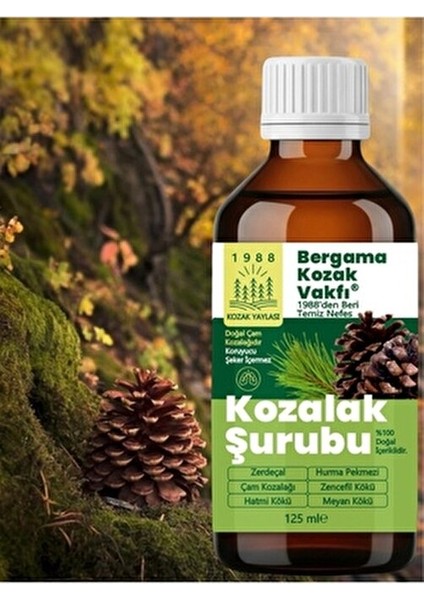 Kozak Vakfı Kozalak Şurubu 125 ml