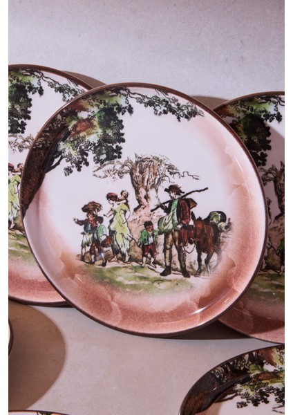 Old English the Farmers 6 Kişilik Pasta Takımı 21 cm indirimleri