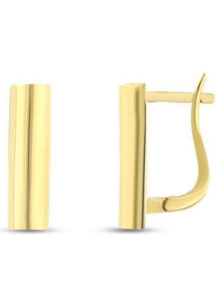 Altın Tasarım Küpe - 14K