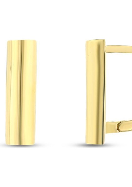 Altın Tasarım Küpe - 14K fırsatları