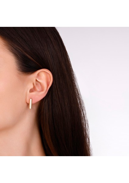 Altın Tasarım Küpe - 14K indirimleri