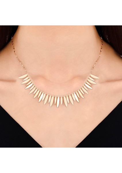 Altın Tasarım Kolye - 14K modelleri