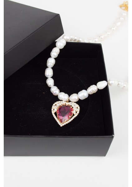 Kalp Figür Gerçek Inci Kolye indirimleri