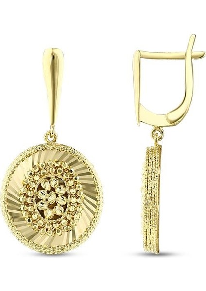 Tasarım Altın Küpe - 14K