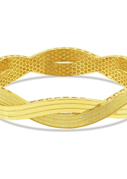 Altın Kelepçe Bilezik - 14K indirimleri