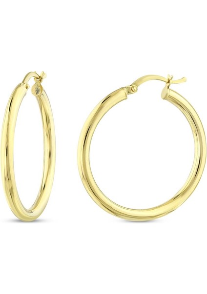 Altın Halka Küpe - 14K