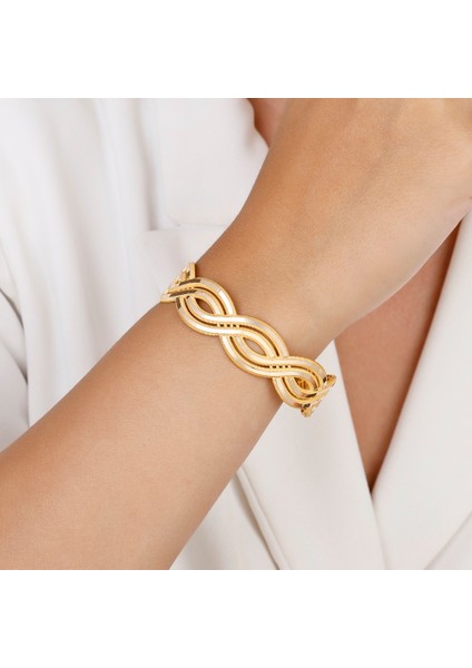 Altın Kelepçe Bilezik - 14K modelleri