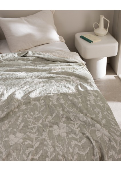 Fabrice Çift Kişilik %100 Pamuk Yatak Örtüsü - Gri modelleri