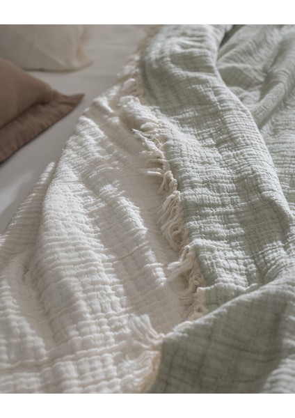 Fabrice Çift Kişilik %100 Pamuk Yatak Örtüsü - Gri indirimleri