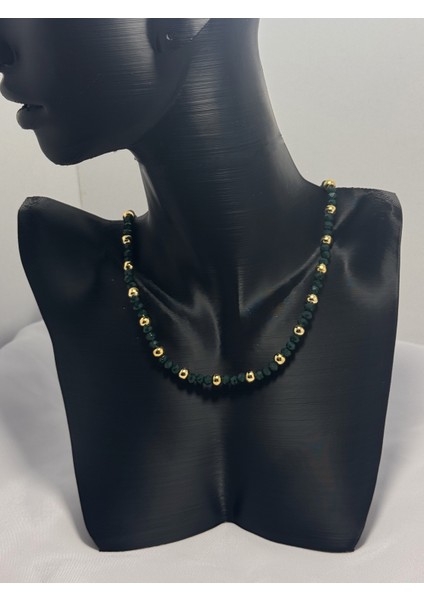 Kristal Boncuk Altın Top Kolye fırsatları