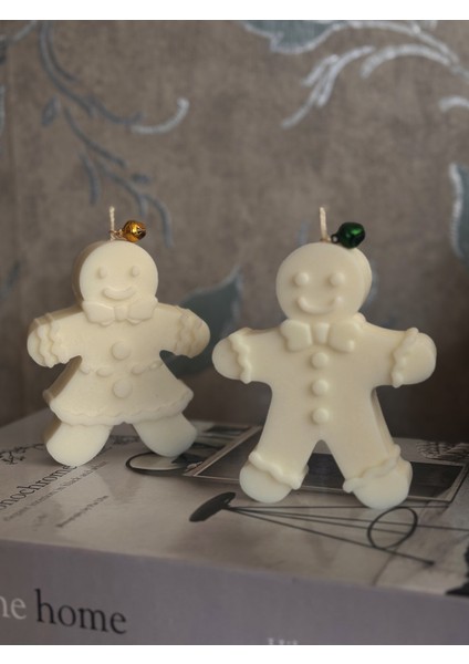 Gingerbread 2'li Beyaz Soya Mum