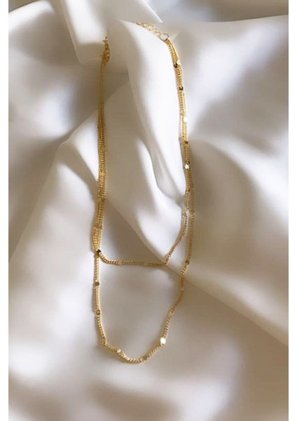 Çift Sıra Gold Zincir Kolye fiyatları