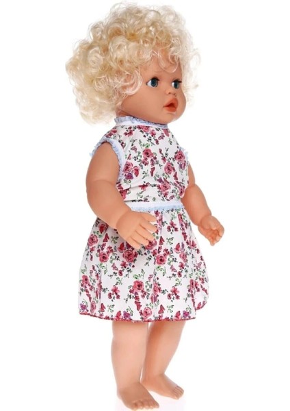 Büyük Boy Türkçe Konuşan Defne Bebek Et Bebek Gövde ve Bacaklar Sert Plastik 60 cm fırsatları