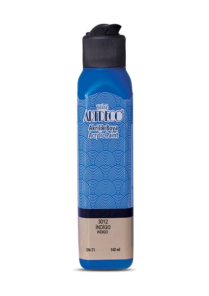 Artdeco Akrilik Boya 140 ml Indigo 070R-3012