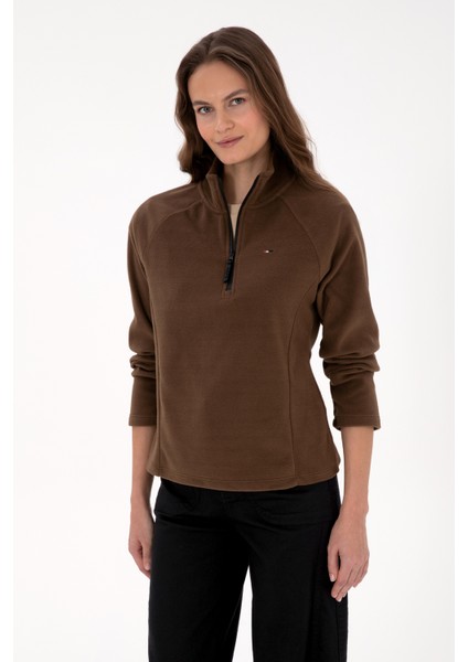 Kadın Kahverengi Sweatshirt 50316714-VR029 modelleri