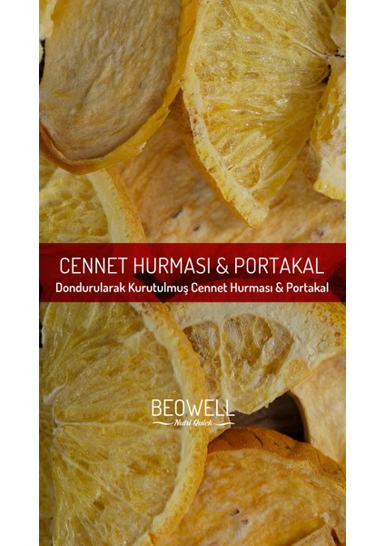 Nutri Quick – Freeze Dried Dondurularak Kurutulmuş Cennet Hurması & Portakal fırsatları