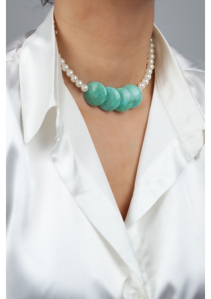 Yeşil Detay Inci Kolye fiyatları