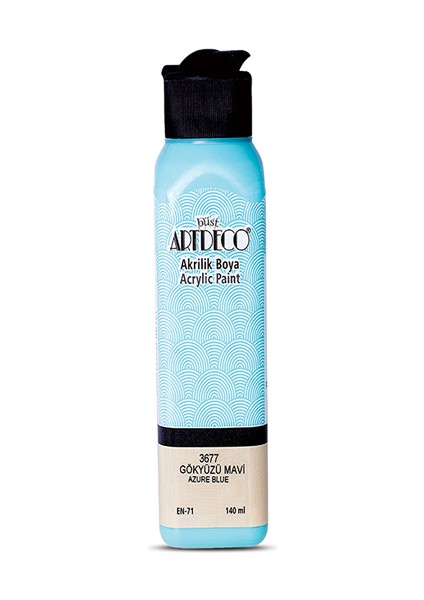 Artdeco Akrilik Boya 140 ml Gökyüzü Mavi 070R-3677 fiyatları