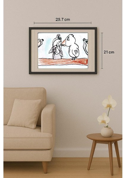 Aova Matukoluh 29X21CM Orijinal Karikatür Tablo fiyatları