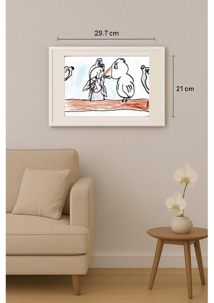 Aova Matukoluh 29X21CM Orijinal Karikatür Tablo indirimleri