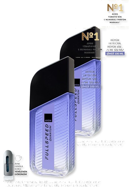 Full Speed Quantum Edt - 100ML Ikili Set