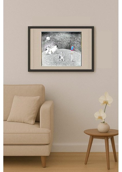 Zdravko Beshendzhiev 43x36cm Orijinal Karikatür Tablo fiyatları