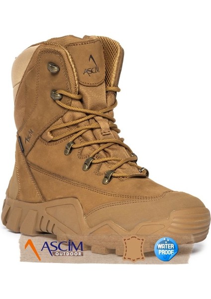 Outdoor Unisex Su Geçirmez Nubuk Deri Dört Mevsim Yüksek Bilekli Bot fırsatları