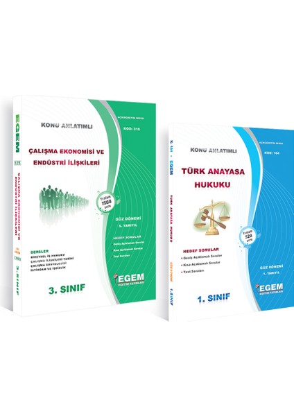 Aöf 3. Sınıf Çalışma Ekonomisi ve Endüstri Ilişkileri ve Türk Anayasa Hukuk Güz Dönemi Konu Anlatımlı Soru Bankası