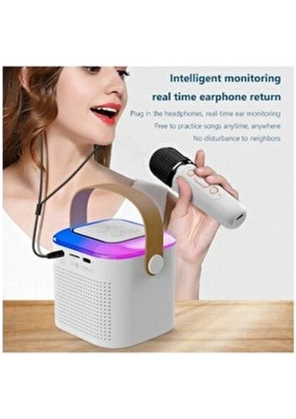 Karaoke Mikrofon Taşınabilir Bluetooth 5 Kablosuz Profesyonel Mini Mikrofon K3 fırsatları