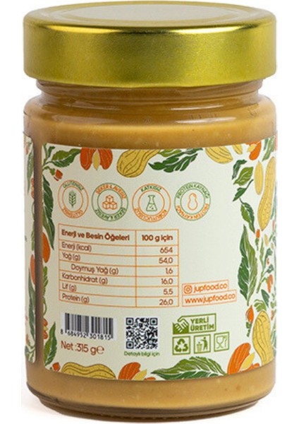 Şeker Ilavesiz %100 Yer Fıstığı Ezmesi -315GR fırsatları