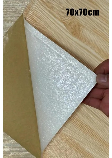 4 Adet, 70X70CM 0,50M² 3D Meşe Ahşap Lambri Görünüm Kendinden Yapışkanlı Duvar Kağıdı Kaplama Panel Köpük -AD05 indirimleri