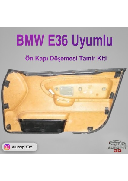 Bmw E36 Uyumlu Ön Kapı Döşemesi Tamir Kiti (Sağ Veya Sol)