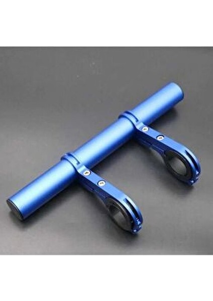 Scooter Çift Bareketli Mavi Ek Gidon