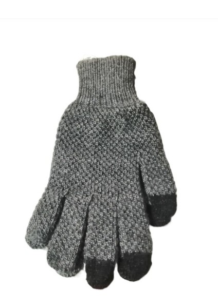 Erkek Örgü Dokunmatik Eldiven Standart