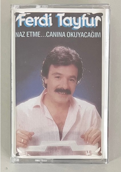 Ferdi Tayfur Naz Etme Canına Okuyacağım Kaset (Jelatininde Sıfır Orijnal Dönem Baskı Kaset)