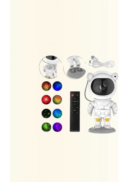 USB Güç Bağlantılı Çok Fonksiyonlu Astronot Gece Lambası indirimleri