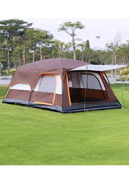 10 Kişilik 2 Odalı Geniş Dayanıklı Tenteli Kamp Çadırı 430X305X200 fiyatları